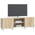 vidaXL TV skrinka Dub sonoma 150 x 31 x 52 cm Kompozitné drevo – Obrázok 3