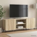vidaXL TV skrinka Dub sonoma 150 x 31 x 52 cm Kompozitné drevo – Obrázok 4