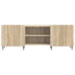 vidaXL TV skrinka Dub sonoma 150 x 31 x 52 cm Kompozitné drevo – Obrázok 6