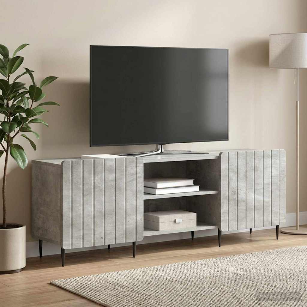 894458_1.jpg vidaXL TV skrinka Betónovo sivá 150 x 31 x 52 cm Kompozitné drevo – Obrázok 1