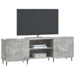 vidaXL TV skrinka Betónovo sivá 150 x 31 x 52 cm Kompozitné drevo – Obrázok 3