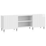 vidaXL TV skrinka Biela s vysokým leskom 150 x 31 x 52 cm – Obrázok 2