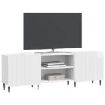 vidaXL TV skrinka Biela s vysokým leskom 150 x 31 x 52 cm – Obrázok 3