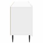 vidaXL TV skrinka Biela s vysokým leskom 150 x 31 x 52 cm – Obrázok 7