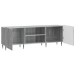 vidaXL TV skrinka Sivá sonoma 150 x 31 x 52 cm Kompozitné drevo – Obrázok 5