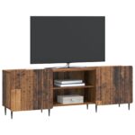 vidaXL TV skrinka Staré drevo 150 x 31 x 52 cm Kompozitné drevo – Obrázok 3