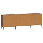 vidaXL TV skrinka Staré drevo 150 x 31 x 52 cm Kompozitné drevo – Obrázok 8