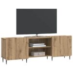 vidaXL TV skrinka Dub artisan 150 x 31 x 52 cm Kompozitné drevo – Obrázok 3