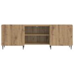 vidaXL TV skrinka Dub artisan 150 x 31 x 52 cm Kompozitné drevo – Obrázok 6