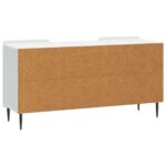 vidaXL TV skrinka Biela 102 x 34,5 x 52 cm Kompozitné drevo – Obrázok 8