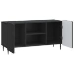 vidaXL TV skrinka Čierna 102 x 34,5 x 52 cm Kompozitné drevo – Obrázok 5