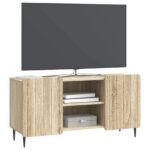 vidaXL TV skrinka Dub sonoma 102 x 34,5 x 52 cm Kompozitné drevo – Obrázok 3