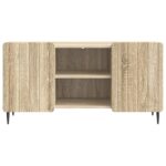 vidaXL TV skrinka Dub sonoma 102 x 34,5 x 52 cm Kompozitné drevo – Obrázok 6
