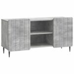 vidaXL TV skrinka Betónovo sivá 102 x 34,5 x 52 cm Kompozitné drevo – Obrázok 2