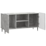 vidaXL TV skrinka Betónovo sivá 102 x 34,5 x 52 cm Kompozitné drevo – Obrázok 5