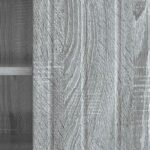 vidaXL TV skrinka Sivá sonoma 102 x 34,5 x 52 cm Kompozitné drevo – Obrázok 10