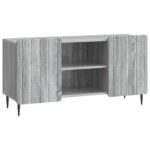 vidaXL TV skrinka Sivá sonoma 102 x 34,5 x 52 cm Kompozitné drevo – Obrázok 2
