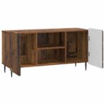 vidaXL TV skrinka Staré drevo 102 x 34,5 x 52 cm Kompozitné drevo – Obrázok 5