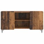 vidaXL TV skrinka Staré drevo 102 x 34,5 x 52 cm Kompozitné drevo – Obrázok 6