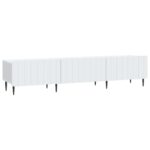 vidaXL TV skrinka Biela 147 x 34,5 x 32 cm Kompozitné drevo – Obrázok 2