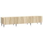 vidaXL TV skrinka Dub sonoma 147 x 34,5 x 32 cm Kompozitné drevo – Obrázok 2