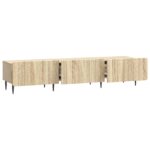 vidaXL TV skrinka Dub sonoma 147 x 34,5 x 32 cm Kompozitné drevo – Obrázok 5