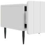 vidaXL TV skrinka Biela s vysokým leskom 147 x 34,5 x 32 cm – Obrázok 9