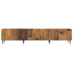 vidaXL TV skrinka Staré drevo 147 x 34,5 x 32 cm Kompozitné drevo – Obrázok 6