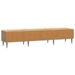 vidaXL TV skrinka Dub artisan 147 x 34,5 x 32 cm Kompozitné drevo – Obrázok 8
