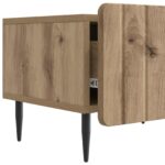 vidaXL TV skrinka Dub artisan 147 x 34,5 x 32 cm Kompozitné drevo – Obrázok 9