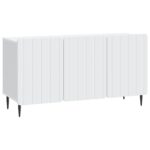 vidaXL TV skrinka Biela 99 x 34,5 x 52 cm Kompozitné drevo – Obrázok 2