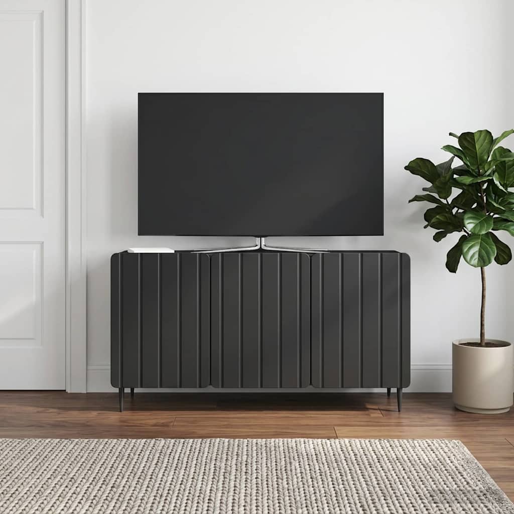 894486_1.jpg vidaXL TV skrinka Čierna 99 x 34,5 x 52 cm Kompozitné drevo – Obrázok 1