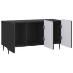 vidaXL TV skrinka Čierna 99 x 34,5 x 52 cm Kompozitné drevo – Obrázok 5