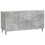 vidaXL TV skrinka Betónovo sivá 99 x 34,5 x 52 cm Kompozitné drevo – Obrázok 2