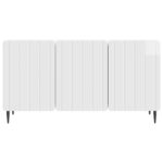 vidaXL TV skrinka Biela s vysokým leskom 99 x 34,5 x 52 cm – Obrázok 6