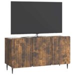 vidaXL TV skrinka Dymový dub 99 x 34,5 x 52 cm Kompozitné drevo – Obrázok 3