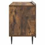 vidaXL TV skrinka Dymový dub 99 x 34,5 x 52 cm Kompozitné drevo – Obrázok 7