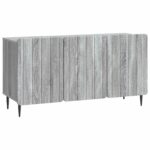 vidaXL TV skrinka Sivá sonoma 99 x 34,5 x 52 cm Kompozitné drevo – Obrázok 2