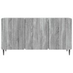 vidaXL TV skrinka Sivá sonoma 99 x 34,5 x 52 cm Kompozitné drevo – Obrázok 6