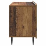 vidaXL TV skrinka Staré drevo 99 x 34,5 x 52 cm Kompozitné drevo – Obrázok 7