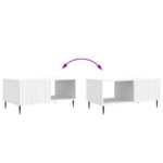 vidaXL Konferenčný stolík Biela 90 x 50 x 40 cm Kompozitné drevo – Obrázok 11