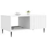 vidaXL Konferenčný stolík Biela 90 x 50 x 40 cm Kompozitné drevo – Obrázok 3