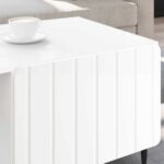 vidaXL Konferenčný stolík Biela 90 x 50 x 40 cm Kompozitné drevo – Obrázok 4