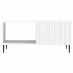 vidaXL Konferenčný stolík Biela 90 x 50 x 40 cm Kompozitné drevo – Obrázok 6