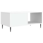 vidaXL Konferenčný stolík Biela 90 x 50 x 40 cm Kompozitné drevo – Obrázok 8
