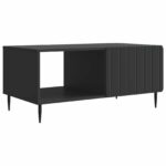 vidaXL Konferenčný stolík Čierna 90 x 50 x 40 cm Kompozitné drevo