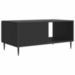 vidaXL Konferenčný stolík Čierna 90 x 50 x 40 cm Kompozitné drevo – Obrázok 6