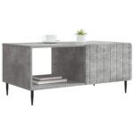 vidaXL Konferenčný stolík Betónovo sivá 90 x 50 x 40 cm – Obrázok 3