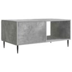 vidaXL Konferenčný stolík Betónovo sivá 90 x 50 x 40 cm – Obrázok 7