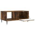 vidaXL Konferenčný stolík Dymový dub 90 x 50 x 40 cm Kompozitné drevo – Obrázok 3